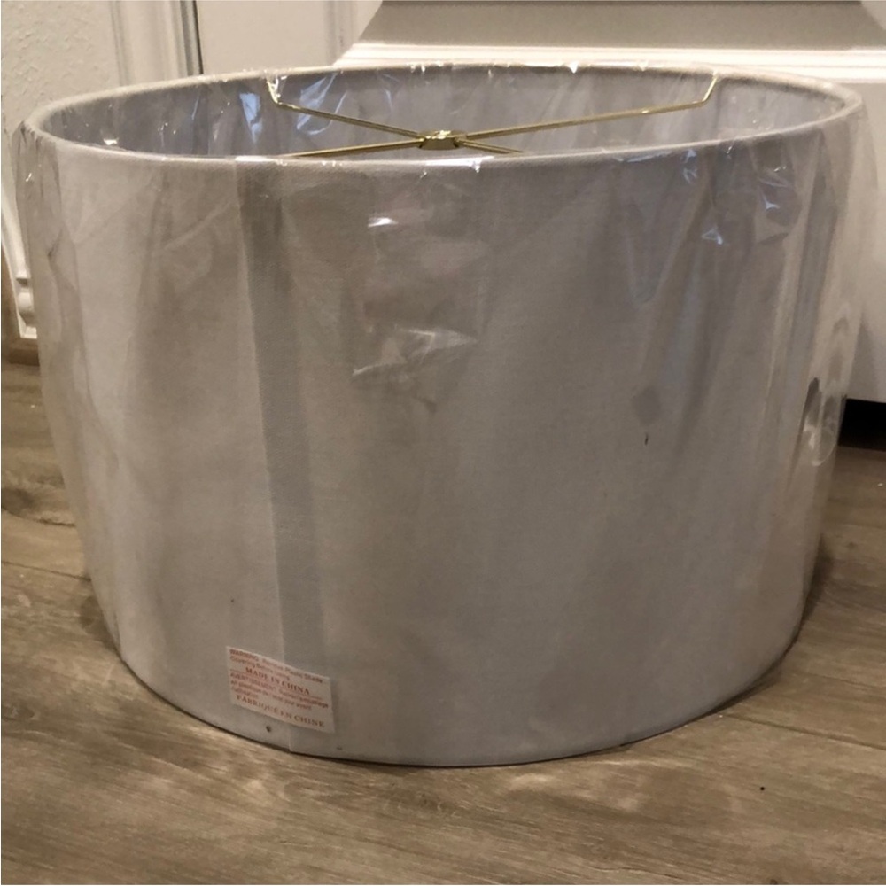Elegant White Drum Lamp Shade